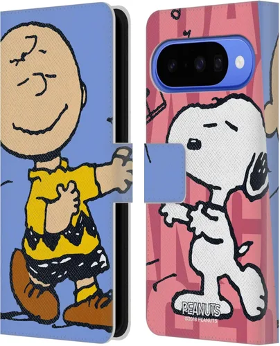 Miniatura 37 de Head Case Designs Officially Licensed Peanuts Snoopy & Woodstock 2 Halfs and Laughs Leather Wallet Case Compatible with Google Pixel 8 Snoopy