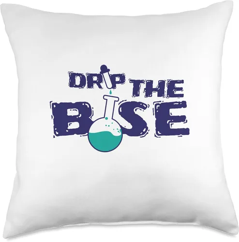 Miniatura 5 de chemistry laboratory chemist experiment reaction Chemistry Drop The Base - Almohada de 16 x 16 pulgadas, multicolor