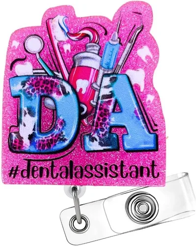 Miniatura 13 de Carrete de Insignia de Terapia Ocupacional OT Portainsignias Retráctil para Tarjeta de Identificación con Nombre OT, Clip de Tarjeta