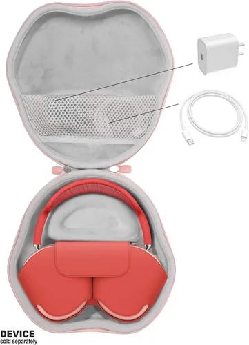 Miniatura 3 de Funda para auriculares Apple AirPods Max, para auriculares con funda (azul) (oro rosa)