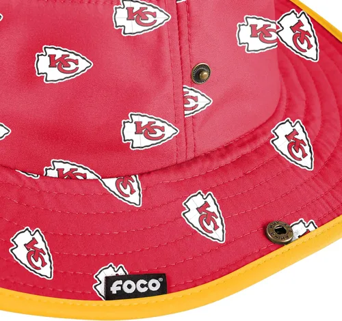 Miniatura 3 de FOCO - Sombrero deportivo para mujer, con logotipo de equipo de la NFL, para exteriores, para el sol Mini impresión híbrida