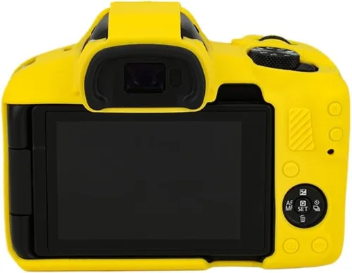 Miniatura 2 de Funda de cámara para Canon R50 - Funda protectora de silicona DSLR, jaula desmontable, a prueba de golpes, a prueba de polvo (blanco)