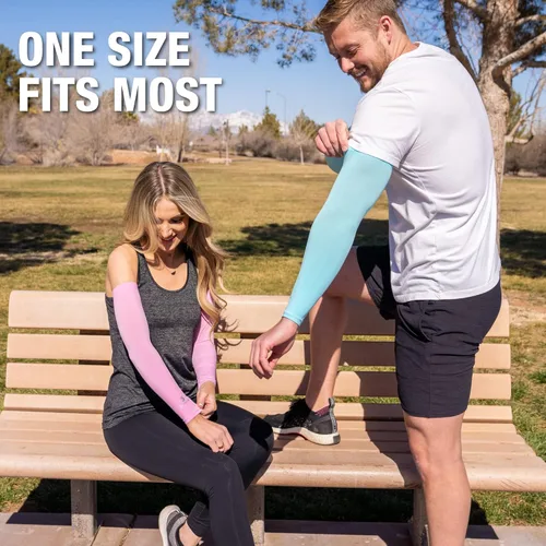 Miniatura 3 de SportsTrail Mangas Refrescantes para Brazos para Hombres y Mujeres – Transpirables, Protección Solar UV, Mangas Deportivas para Brazos para Mujeres