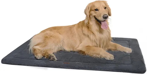 Miniatura 22 de Made4Pets Cojín Cama para Jaula de Perros Medianos y Grandes, Lavable y Reversible, Tapete Antideslizante para Perrera para un Sueño Acogedor, Cama