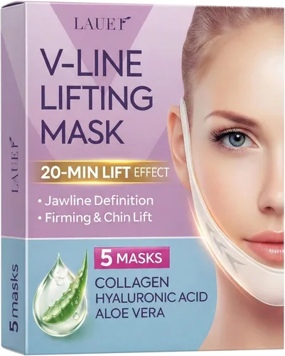 Línea de mascarilla de contorno en forma de V que forma la correa de elevación de la correa de elevación de la línea de la mandíbula de la línea de