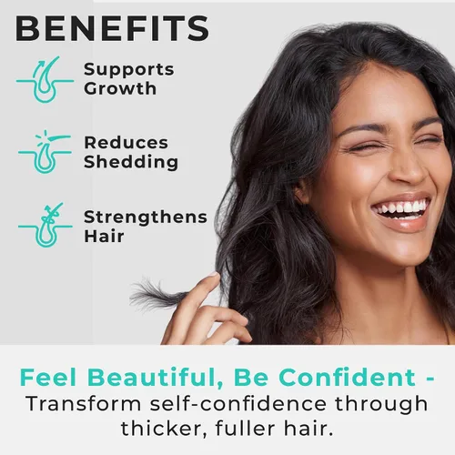 Miniatura 4 de Hair Plus MD Suplemento para el Crecimiento del Cabello, 120 Cápsulas – Apoya el Crecimiento y la Densidad del Cabello – Desarrollado por