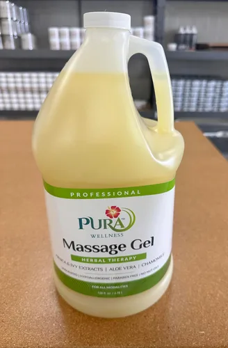 Miniatura 6 de Wellness - Gel de masaje profesional de terapia herbaria con extracto de aloe vera y árnica, 128 onzas, tejido profundo sin perfume, hipoalergénico