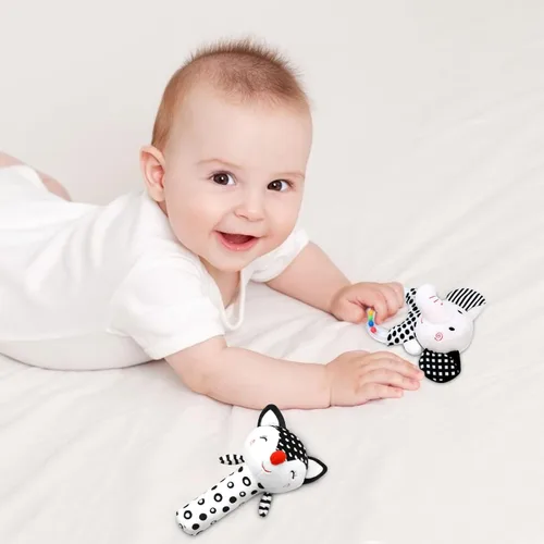 Miniatura 6 de Sonajeros para bebés 0-6 meses, juguetes para recién nacidos, juguetes para bebés 0-3 meses, sonajeros para bebés 0-6 meses, juguetes para bebés 0-6