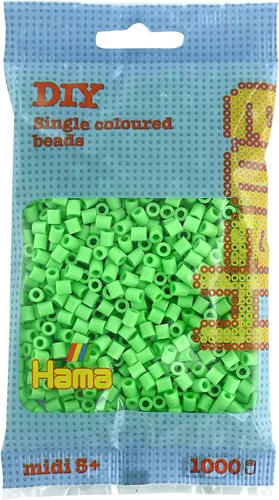 Miniatura 14 de Hama Bolsa de cuentas Aproximadamente 1000 cuentas de fusibles midi Decoración de mosaicos para artes y manualidades para niños creativos a