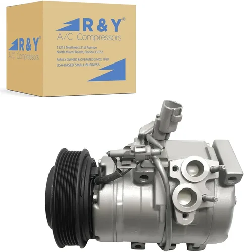 Compresor de CA RYC y embrague de A/C GG395 (se adapta a Toyota Tundra 4.7L 2000, 2001, 2002, 2003, 2004, 2005, 2006)