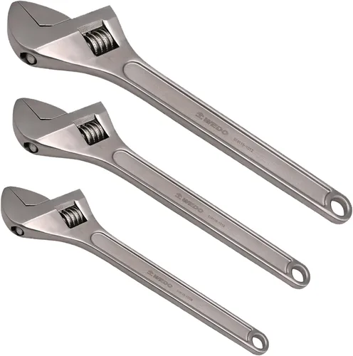 Miniatura 15 de WEDO Llave inglesa ajustable de acero inoxidable, anticorrosión, alta resistencia, mandíbulas fresadas de precisión para una máxima potencia
