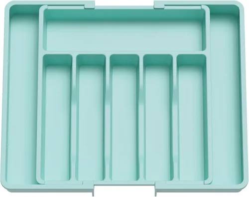Miniatura 36 de Lifewit Organizador de cajones de cubiertos, bandeja expandible para utensilios de cocina, soporte para vajilla y cubiertos libre de BPA