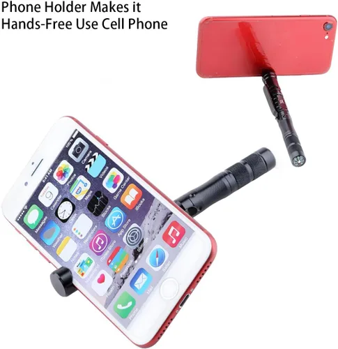 Miniatura 4 de Bolígrafo táctico 8 en 1 multiherramienta con soporte para teléfono, lápiz capacitivo, regalos para hombres, bolígrafo EDC para autodefensa, uso