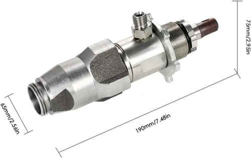 Miniatura 2 de Bomba de agua de diafragma autocebante Reemplazo de la bomba de pintura de acero inoxidable resistente al desgaste del pulverizador de la máquina