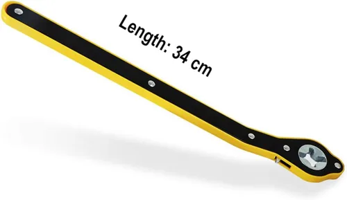 Miniatura 8 de MR CARTOOL Auto ahorro de mano de obra Jack trinquete mango de metal tijera Jack garaje rueda rueda rueda llave ascensor velocidad mango herramienta