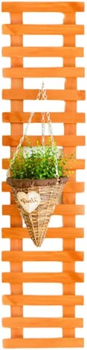 Miniatura 15 de Soporte de madera para flores, para colgar en la pared, para plantas, escalada, para interior, salón, balcón, tres tamaños Azul