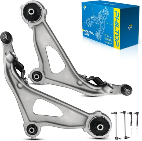Miniatura 137 de PHILTOP Kit de suspensión delantera de 10 piezas, brazos de control inferiores con juntas de bola, eslabones de extremo de barra estabilizadora