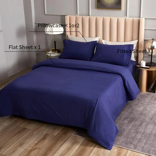 Miniatura 2 de Juego de sábanas - Ropa de cama de microfibra cepillada - Sábanas y fundas de almohada - Bolsillos profundos - Ajuste fácil - Sábanas transpirables