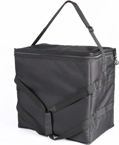 Miniatura 2 de Bolsa de entrega térmica térmica con asa – Calentador portátil de alimentos para microondas, bolsa de entrega de alimentos plegable de 12 V