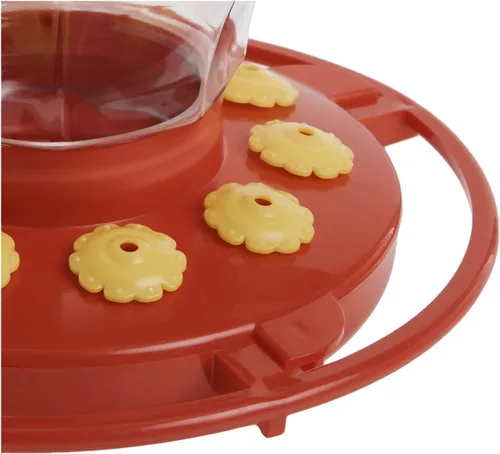 Miniatura 4 de First Nature 993091-546 Alimentador de flores para colibríes, 16 onzas, rojo