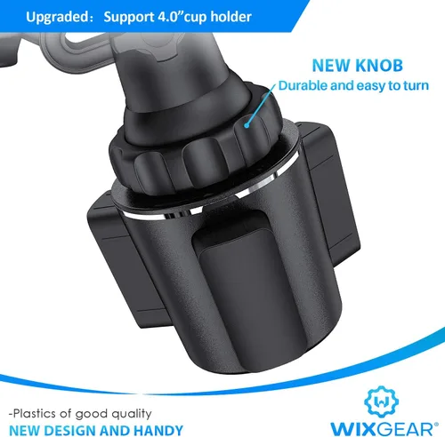 Miniatura 5 de Soporte magnético para teléfono - Soporte universal para automóvil con base ajustable y brazo extensible, compatible con todos los teléfonos