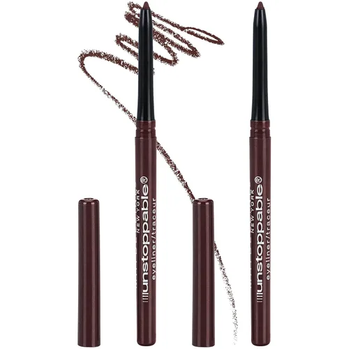 Miniatura 18 de Maybelline Lápiz Delineador de Ojos Mecánico Marrón Impermeable Unstoppable, Fácil de Aplicar, Deslizamiento Suave, Hasta 24 Horas de Uso, Cinnabar