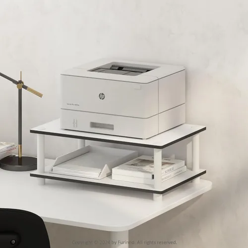 Miniatura 19 de Furinno TURN-S-TUBE - Soporte para TV, centro de entretenimiento de 3 niveles sin herramientas, consola de TV para televisores de hasta 46 pulgadas