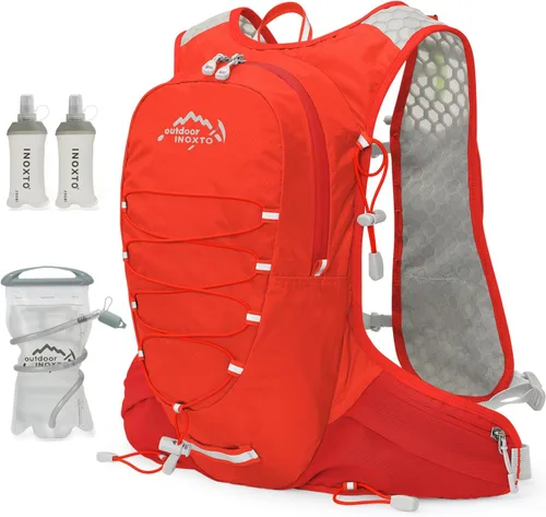 Miniatura 10 de IX INOXTO Chaleco de hidratación para correr para hombres y mujeres, mochila de agua para correr, paquete de hidratación de 3 litros, para correr