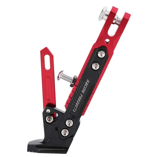 Miniatura 9 de KIMISS Soporte lateral de pie ajustable para NMAX, para NMAX 155 2015-2016 y NMAX 125, soporte de estacionamiento rojo
