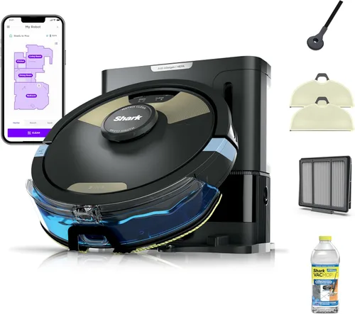 Miniatura 11 de Shark Matrix Plus Robot Aspiradora y Trapeadora 2 en 1 con Trapeado Sónico, Matrix Clean, Mapeo del Hogar, Base de Vaciado Automático HEPA sin