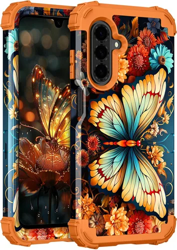 Miniatura 105 de Hocase Funda para Galaxy A37 5G, protección resistente a prueba de golpes, parachoques de goma de silicona suave+funda protectora híbrida