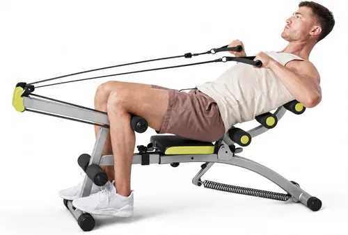 WONDER CORE 2 Total Gym Machine, Ab Workout Equipment, Adjustable Ab Machine for Stomach Workout, Sit Up Exercise Equipment for Home Workouts,