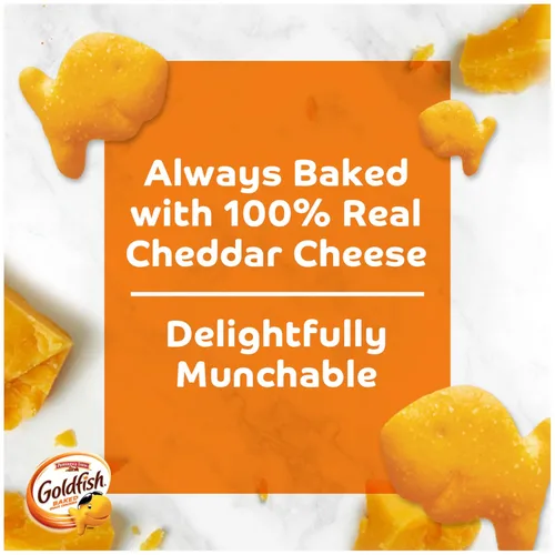 Miniatura 5 de Goldfish Colors Cheddar Crackers, paquete de aperitivos, 0.9 onzas, bandeja de paquete múltiple de 9 CT