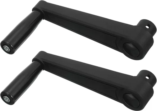 Miniatura 7 de uxcell 2 piezas de mango giratorio de 0.315 x 3.346 in (diámetro x L), mango de manivela de torno universal de repuesto para máquina de molienda