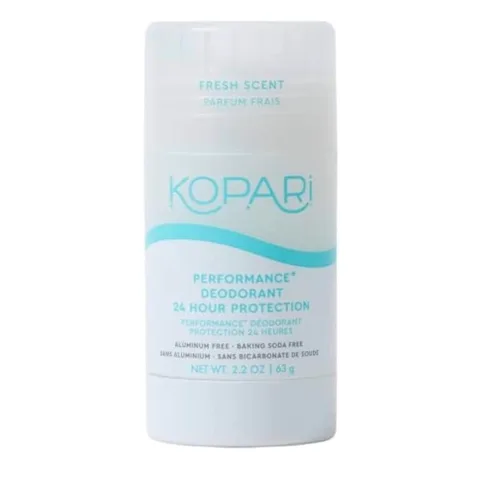 Kopari Performance Plus Desodorante sin aluminio, desodorante deportivo para protección contra olores las 24 horas, no tóxico y limpio, sin