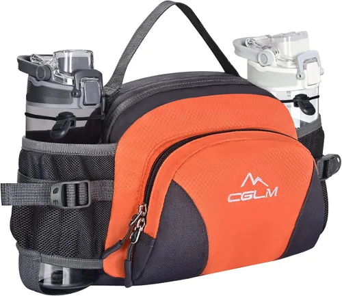 Miniatura 9 de Riñonera de senderismo con soporte para botella de agua para hombres y mujeres al aire libre, caminar, correr, lumbar, para iPhone, iPod, Samsung