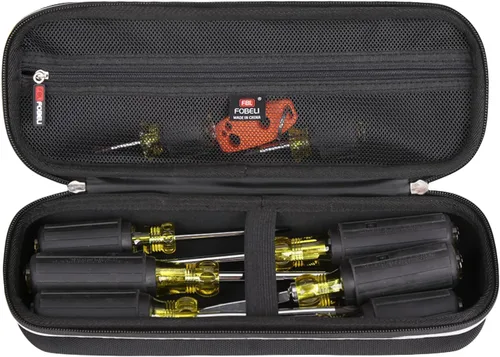 FBLFOBELI Estuche rígido de transporte EVA compatible con Klein Tools 80021/85148 / 85146 juego de destornilladores con magnetizador/desmagnetizador