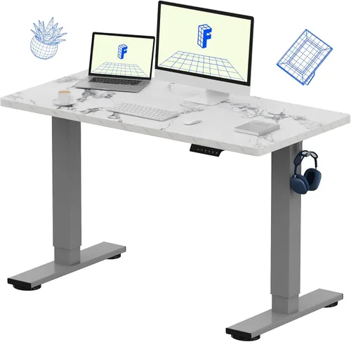 Miniatura 33 de FLEXISPOT Escritorio de Pie de Altura Ajustable Eléctrico, Marco de Escritorio de Pie de Acero Resistente con Controlador de Memoria