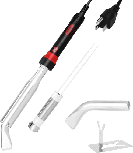 Miniatura 7 de Juego de soldadura, 80W-300W calefacción externa con cabezal de soldador reemplazable, soporte simple, soldador industrial de alta potencia DIY