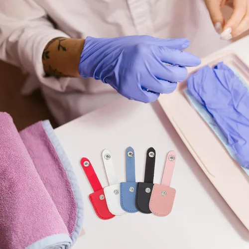 Miniatura 2 de FOMIYES Protector de tijeras de uñas, pinza de uñas portátil, cubierta de poliuretano, herramientas de manicura y pedicura, funda de almacenamiento