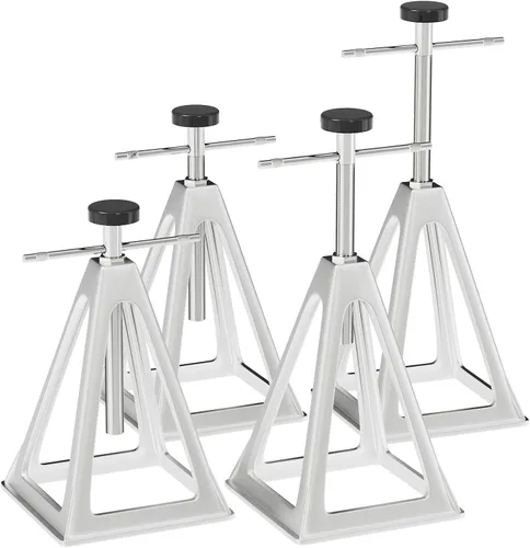 Miniatura 8 de RVGUARD Paquete de 1 gato de apilamiento para caravana, gatos estabilizadores de aluminio para remolques de caravana, soporte individual de hasta