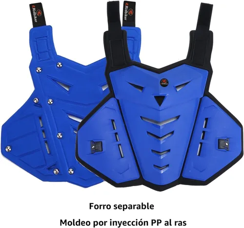 Miniatura 6 de Chaleco de Armadura Corporal para Motocicleta Equipo de Dirt Bike, Protector de Pecho Equipo de Motocross Protector de Pecho y Espalda