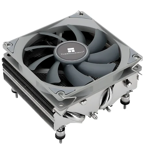 Thermalright AXP90-X53 Enfriador de aire de CPU de perfil bajo, altura de 2.087 in, ventilador de CPU PWM delgado TL-9015, tecnología AGHP 3.0,