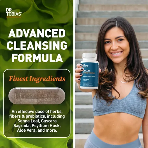 Miniatura 3 de Dr. Tobias Colon 14 Day Cleanse & Colon Everyday Health Fruit Punch - Limpiador de colon a corto plazo y bebida diaria de fibra de psyllium