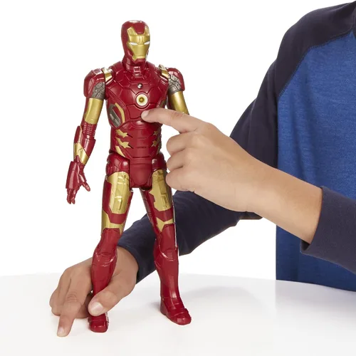 Miniatura 5 de Marvel Avengers Age of Ultron Titan Hero Tech Iron Man Figura de 12 pulgadas