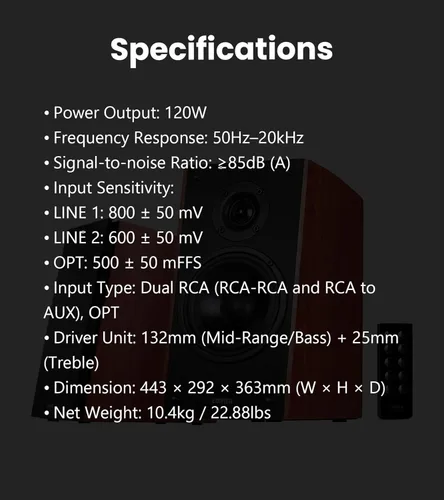 Miniatura 9 de Altavoces de estantería Edifier R2000DB Active Negro (Piano Black)