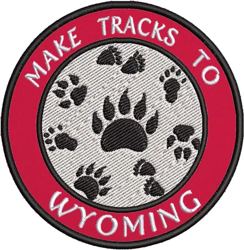 Miniatura 6 de Parches decorativos para hacer huellas de Wyoming de 3.5 in, para manualidades, planchar, coser, para vacaciones, recuerdos, viajes, aventuras