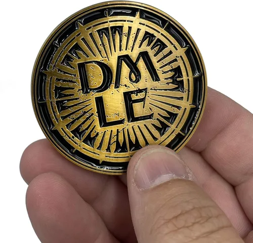 Miniatura 3 de EL8-021 Departamento de Aplicación de la Ley Mágica DMLE Moneda de desafío
