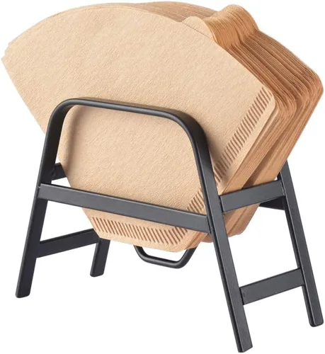 Miniatura 3 de CAFEMASY Soporte de filtro de café para filtros de café de cono y V60, soporte de papel de filtro de café de metal para el hogar, cocina, cafetería