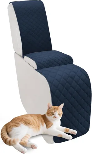 Miniatura 50 de Fundas para sofá modular reclinable, de terciopelo en forma de L, funda de consola central para perros y mascotas, lavable antideslizante, 1 funda